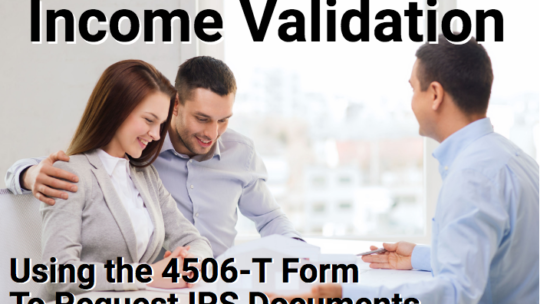 Income validation can help secure the mortgage loan you need.