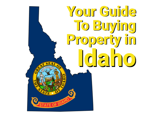 Idaho outline with state seal
