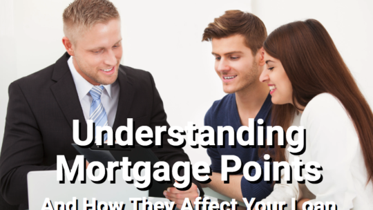 Lending officer explaining mortgage points to young couple