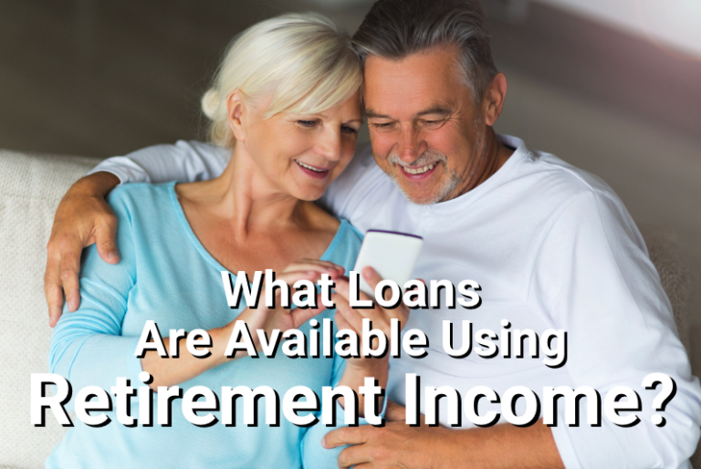 Retired couple looking at mortgage options