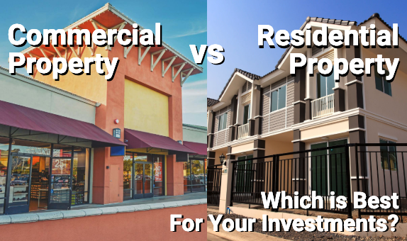 Commercial and residential property compared side by side