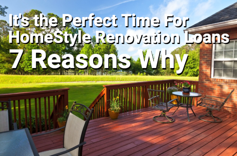 Deck built using a renovation loan